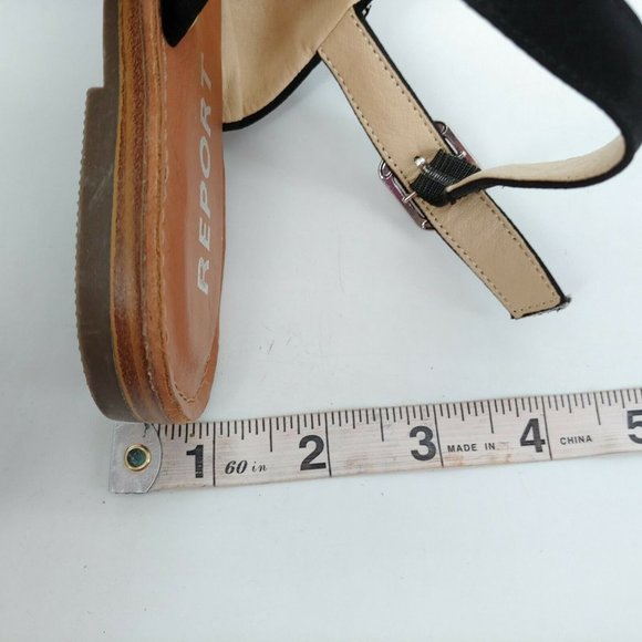 REPORT Signature Womens Zoran Crystal Embellished Slingback Sandals Black 7 - Picture 8 of 10